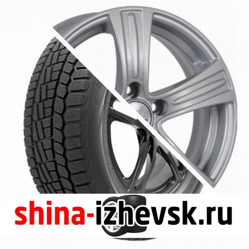 Колесо в сборе Viatti Brina зима (V-521) 195/60 R15 T 88 + iFree S.U. 6xR15 5×114.3 ET45 DIA67.1 Серебристый в Ижевске